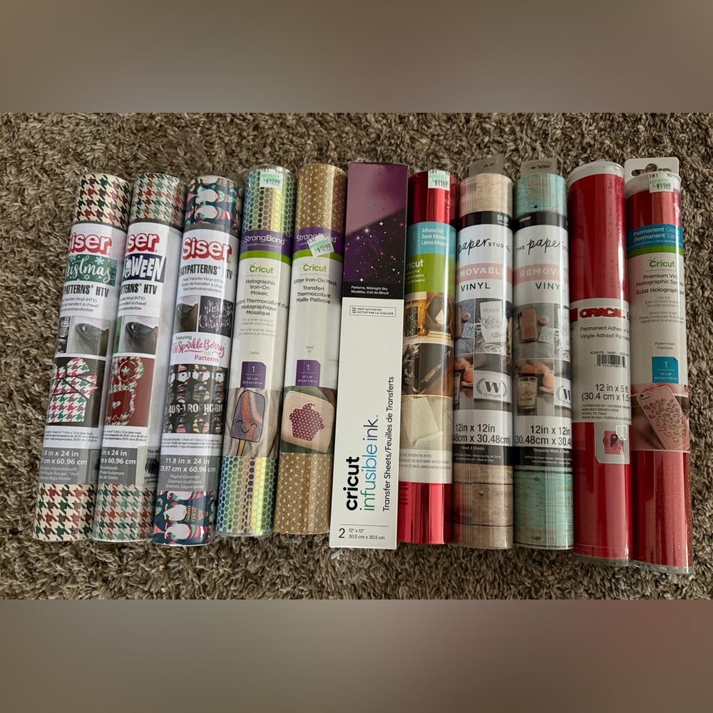 Vinyl - HTV, Infusible Ink, Removable and permanent - Multicolor Collection